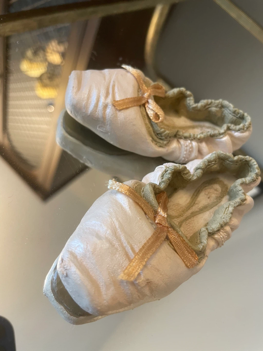 Pink Ballet Slippers Decor Pair