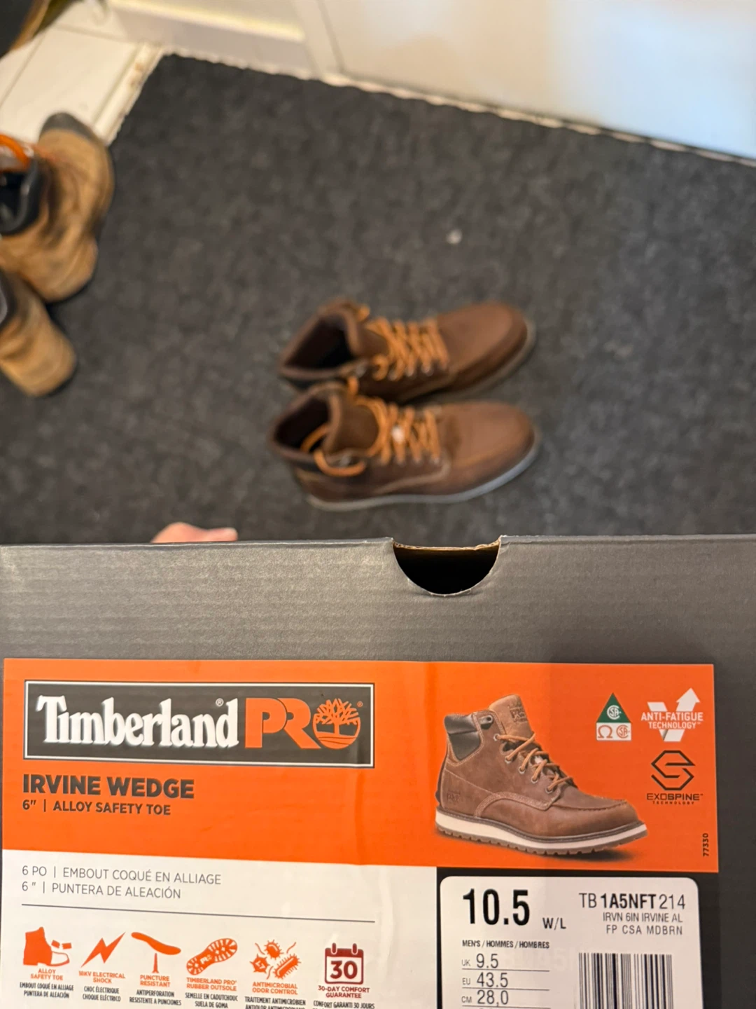 Timberland Pro Irvine Wedge 6" Alloy Safety Toe Boots - photo 5