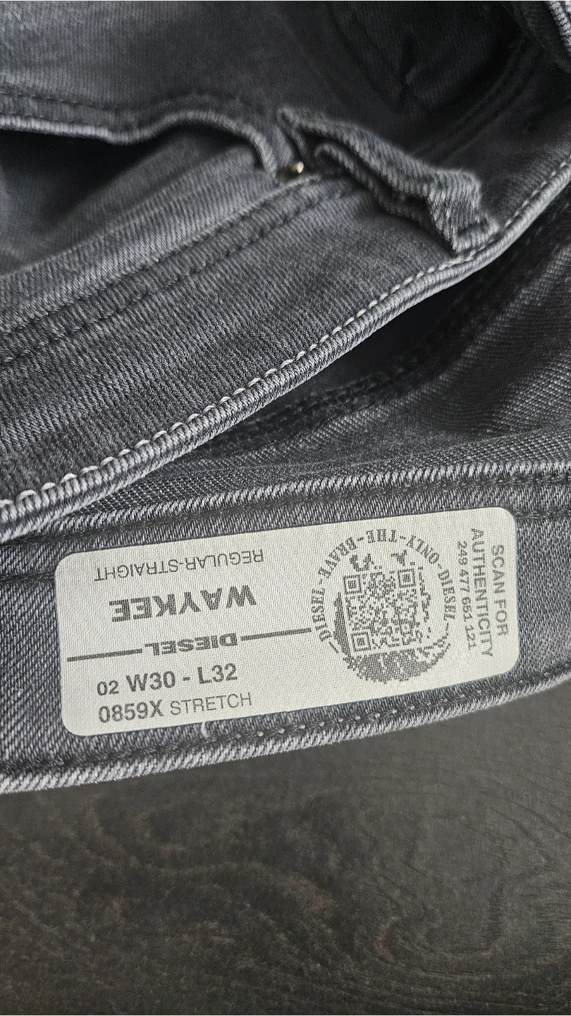 Diesel Waykee Regular-Straight Jeans W30-L32 - photo 4