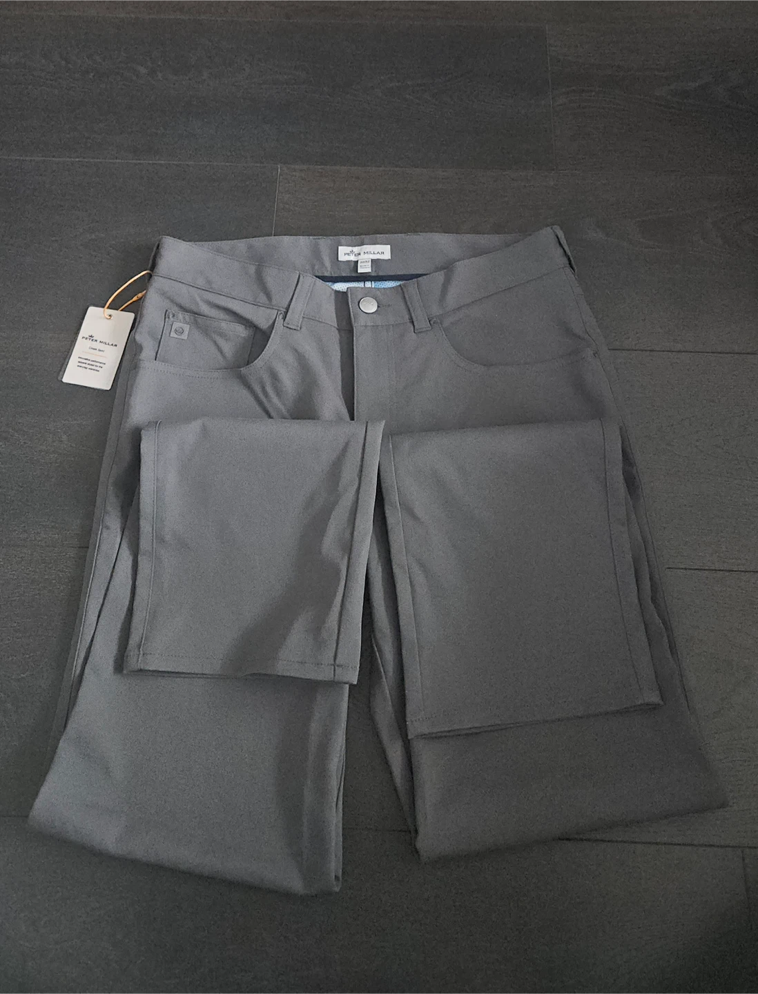 Peter Millar "Crown Sport" Pants - Grey - 30/32 - photo 2