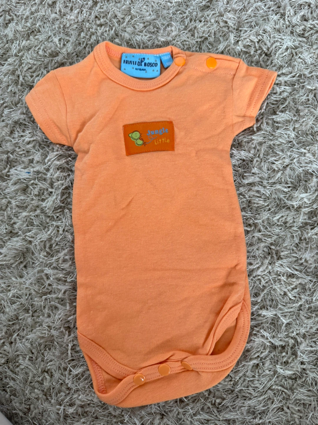 FRUIT DI BOSCO Baby Onesie - Orange - 0-3 Months