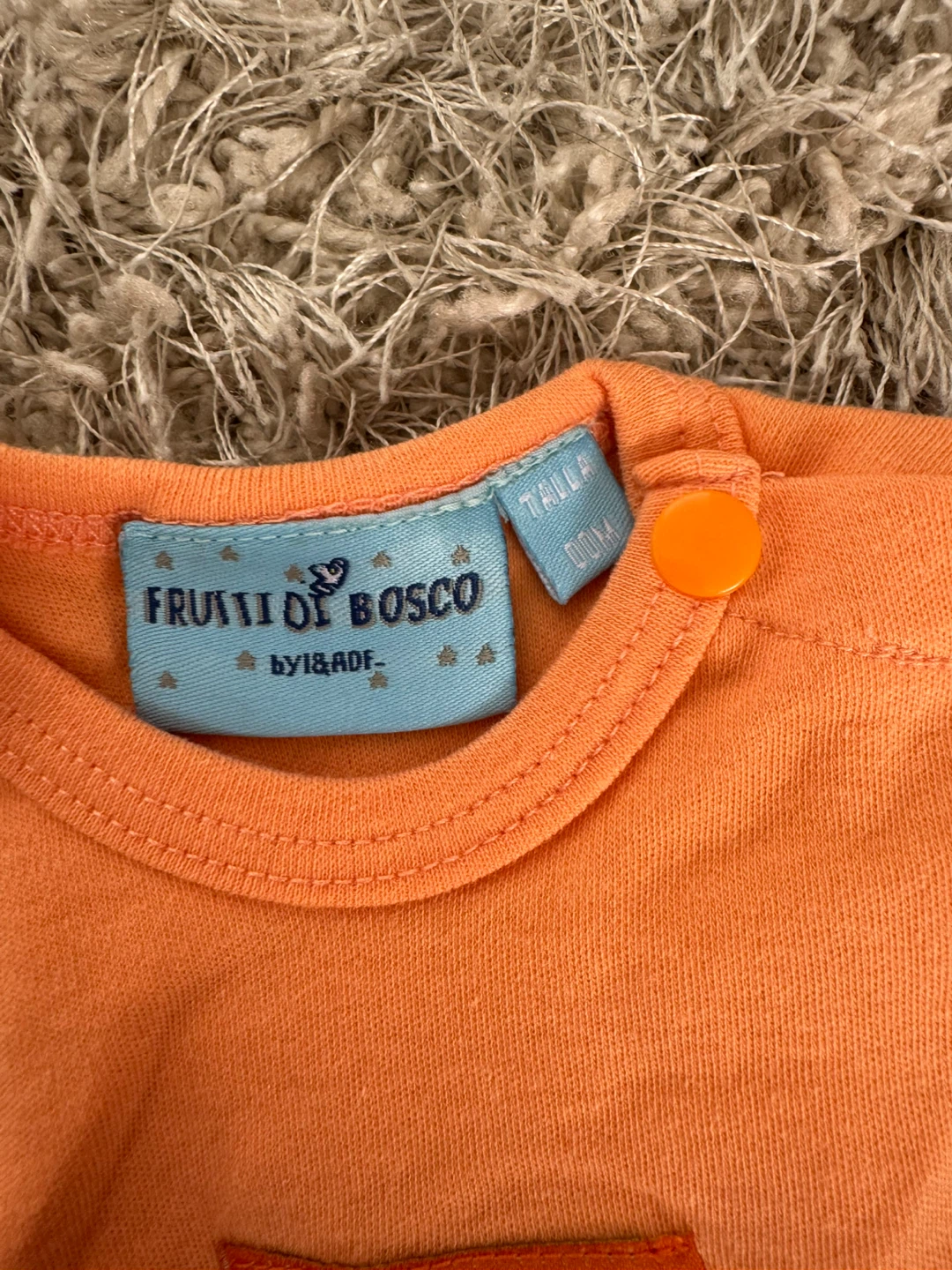 FRUIT DI BOSCO Baby Onesie - Orange - 0-3 Months - photo 2
