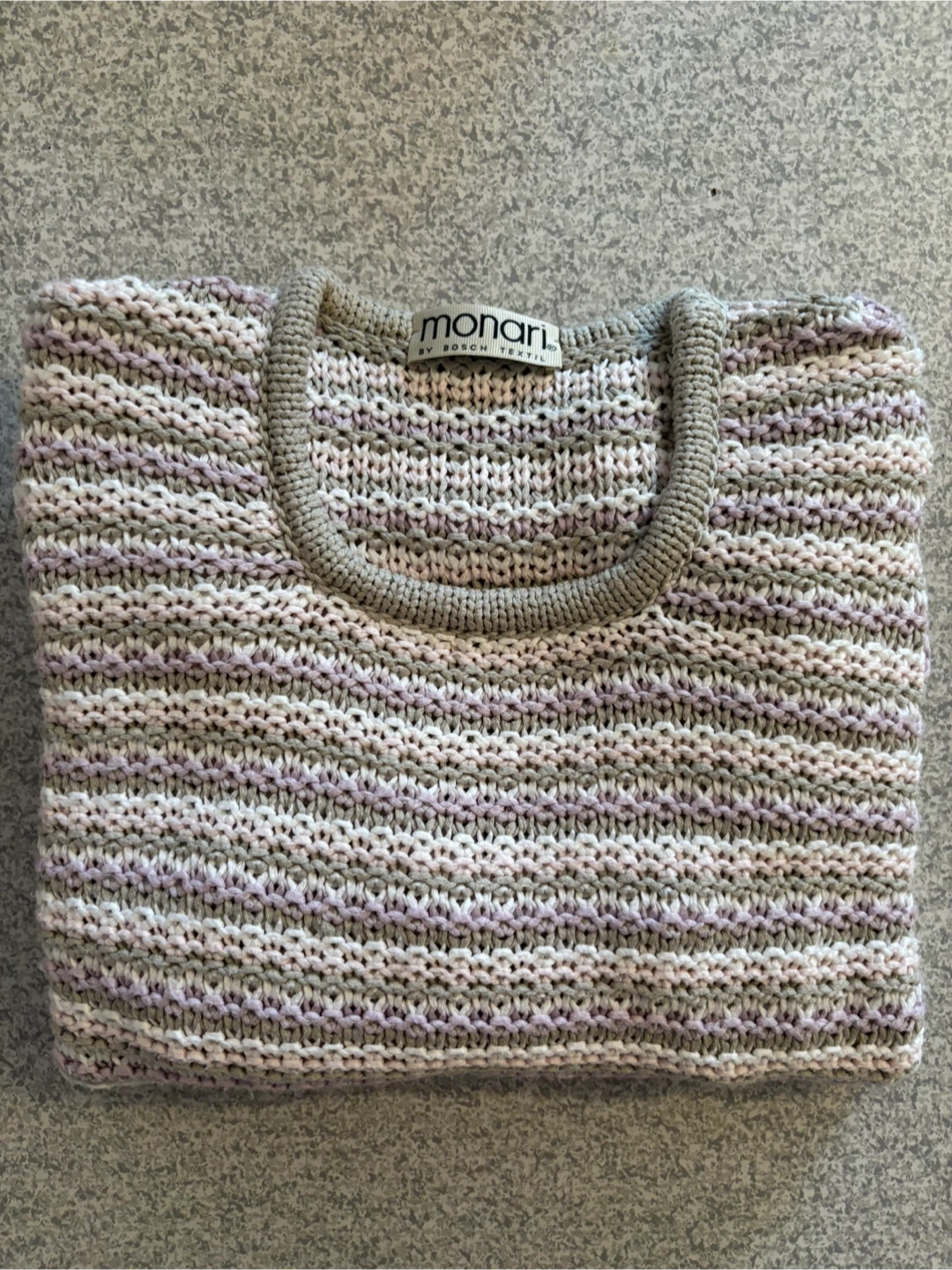 Monari By Bosch Striped Knit Sweater