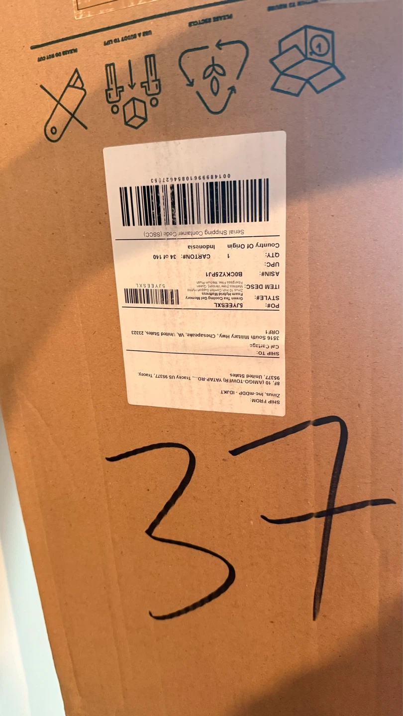 Brand New Zinus Queen 10” Hybrid Mattress - Sealed. - photo 4