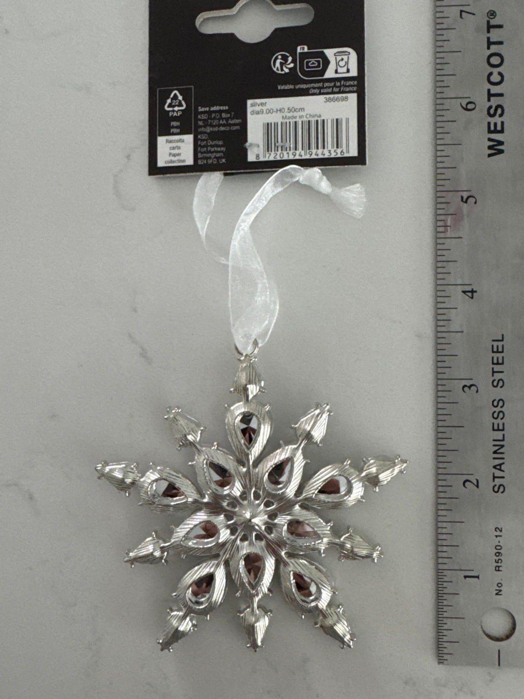 Decoris Snowflake Ornament - photo 2