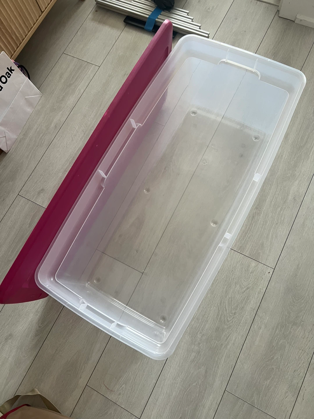 Sterilite Plastic Storage Bin with Lid / Tote