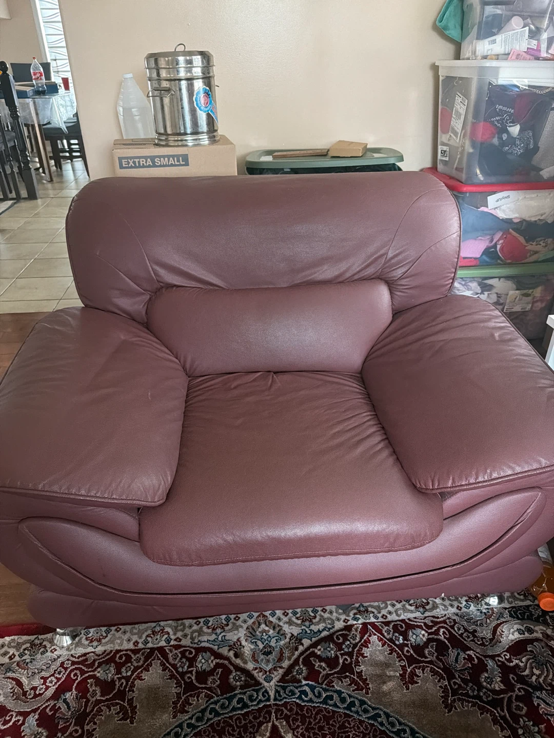 Leather Armchair(3 peaces )