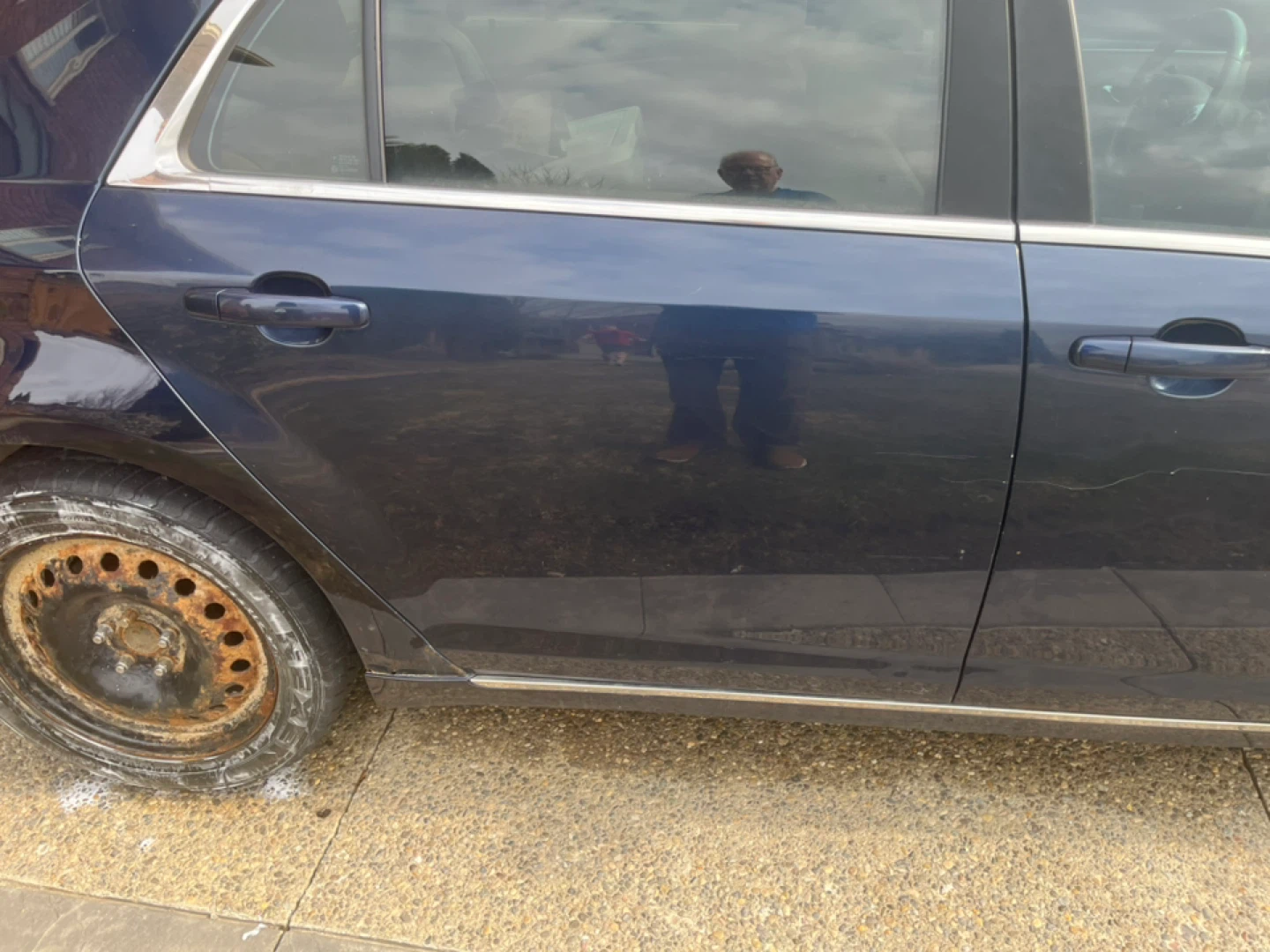 Used Dark Blue Sedan - Chevrolet Malibu