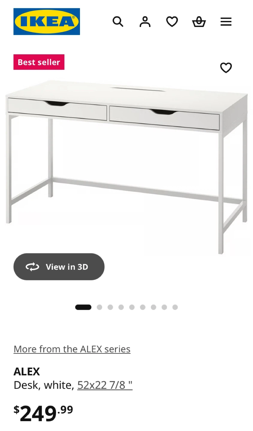 IKEA Alex desk