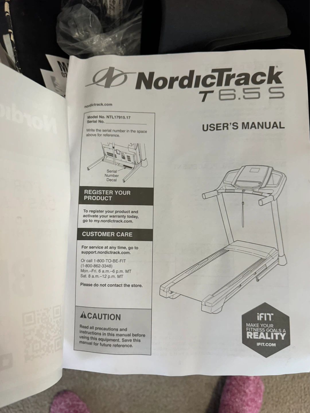 NordicTrack T Series Treadmill - Like New - photo 4