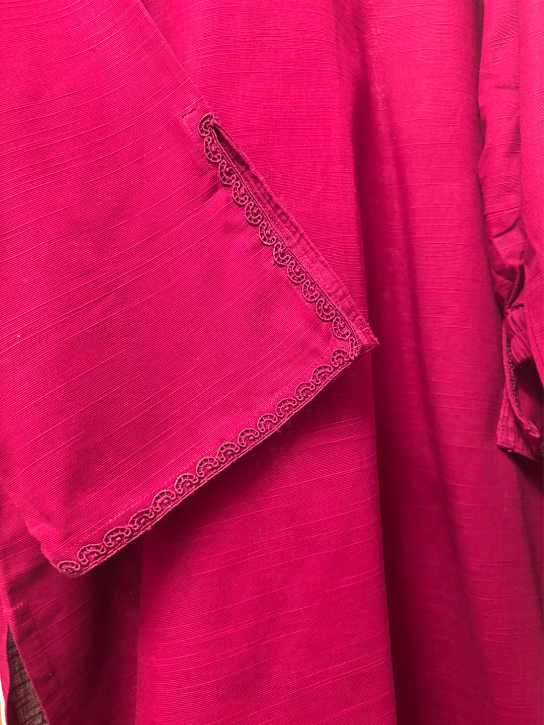 3 Piece Magenta Kurti Set with Scarf - photo 3