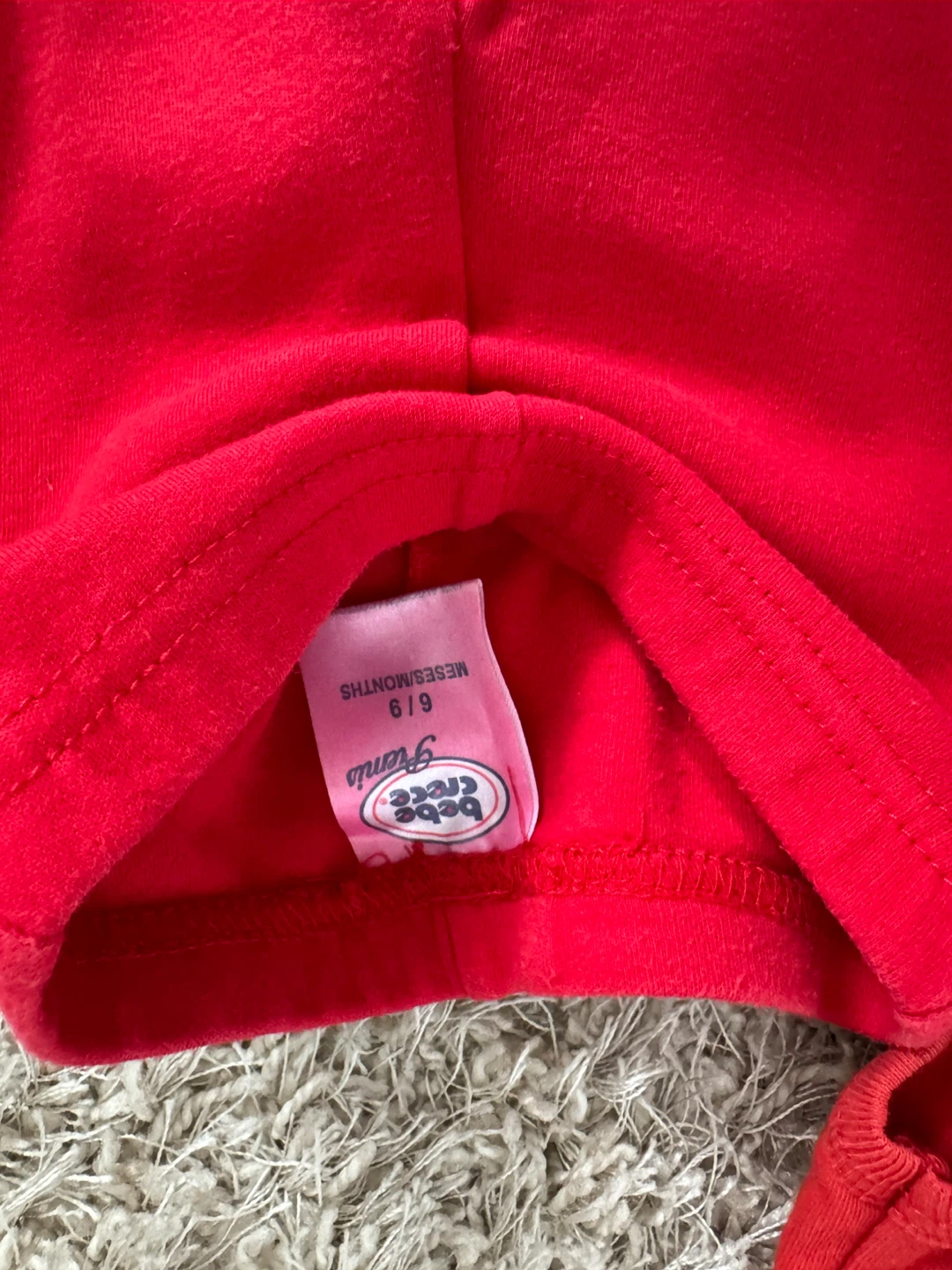 Bébé Circo Red Pants Size 6/9 Months - photo 2