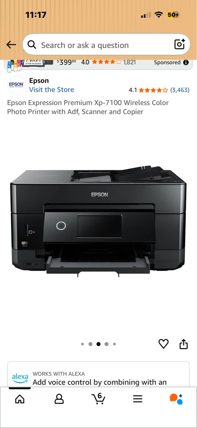 Epson Expression Premium XP-7100 Wireless Color Photo Printer - photo 2