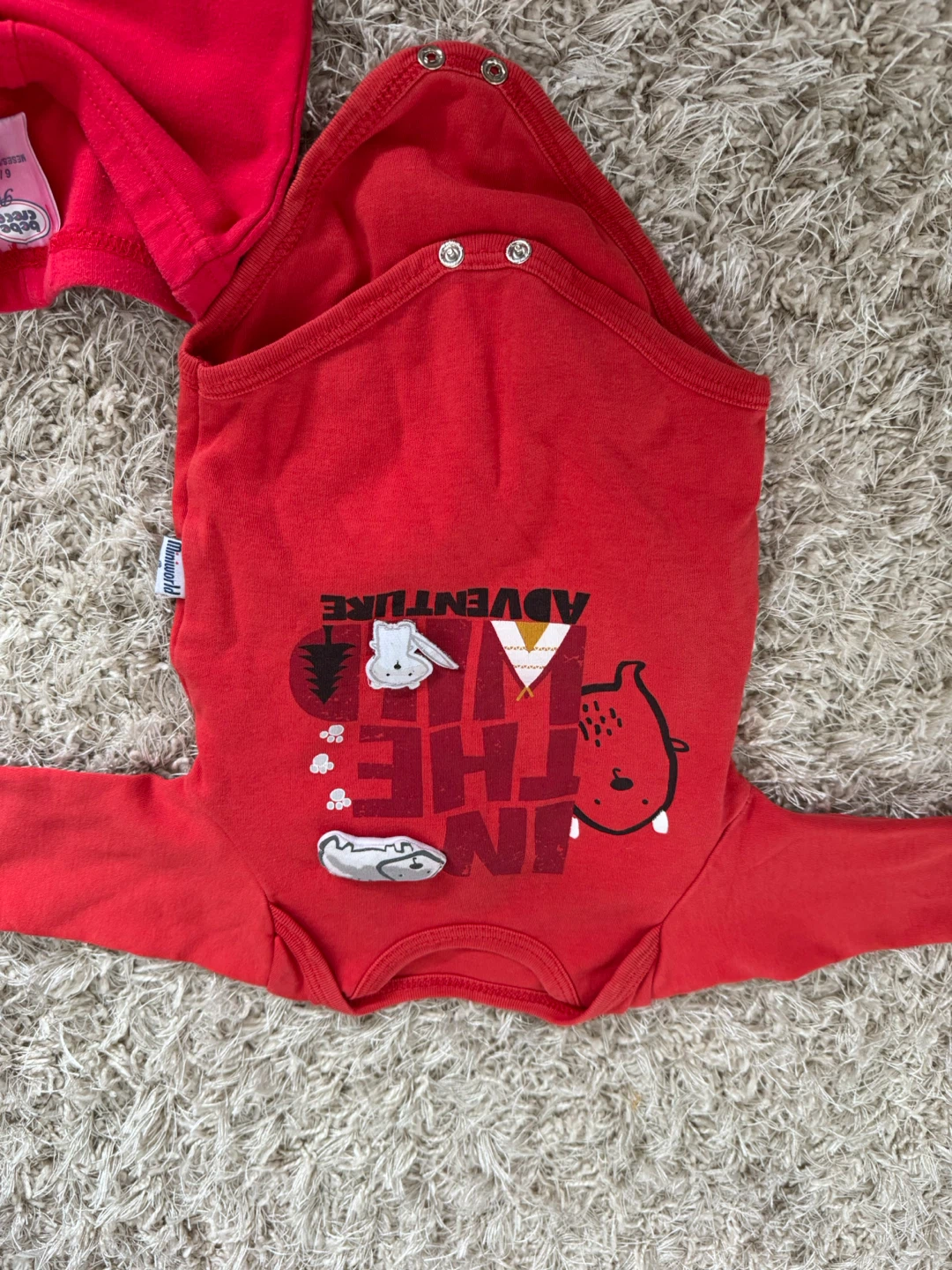 Miniworld Red Adventure Bodysuit 6-9 Months