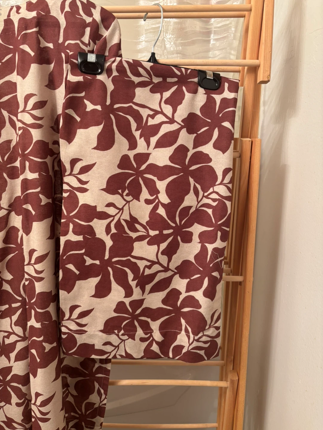 Brown Floral Linen Set - photo 3