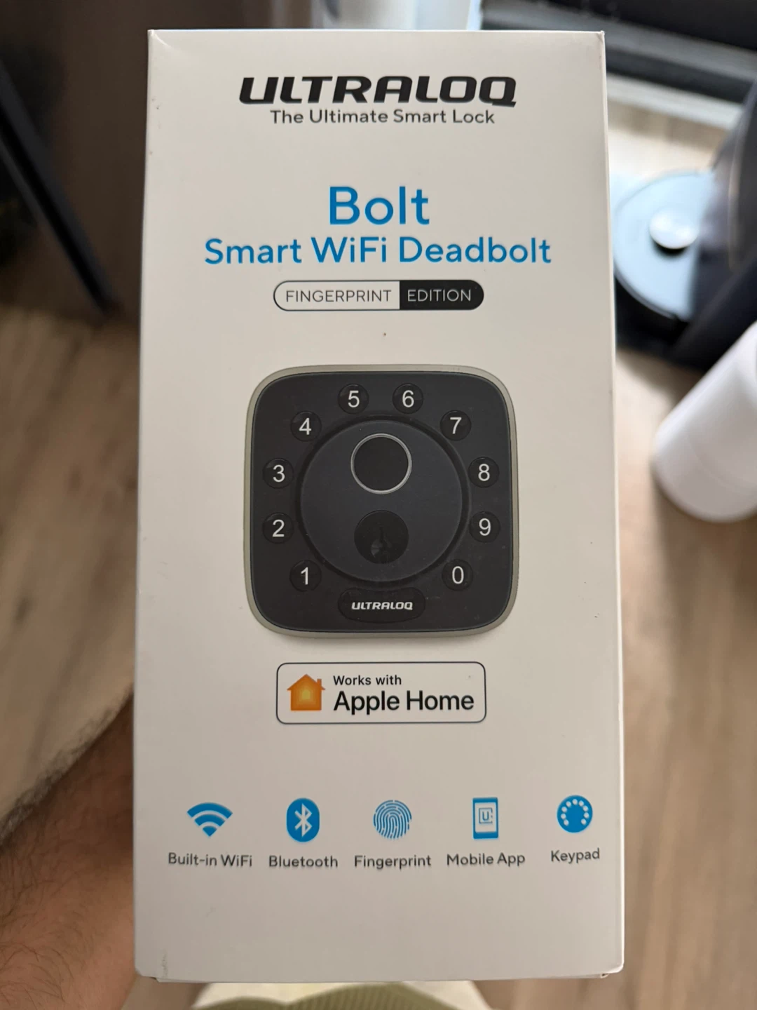 ULTRALOQ Bolt Smart Wifi Deadbolt Fingerprint Edition