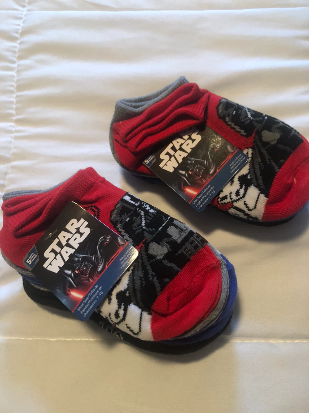 Star Wars 5-Pack size 7-10 kids socks