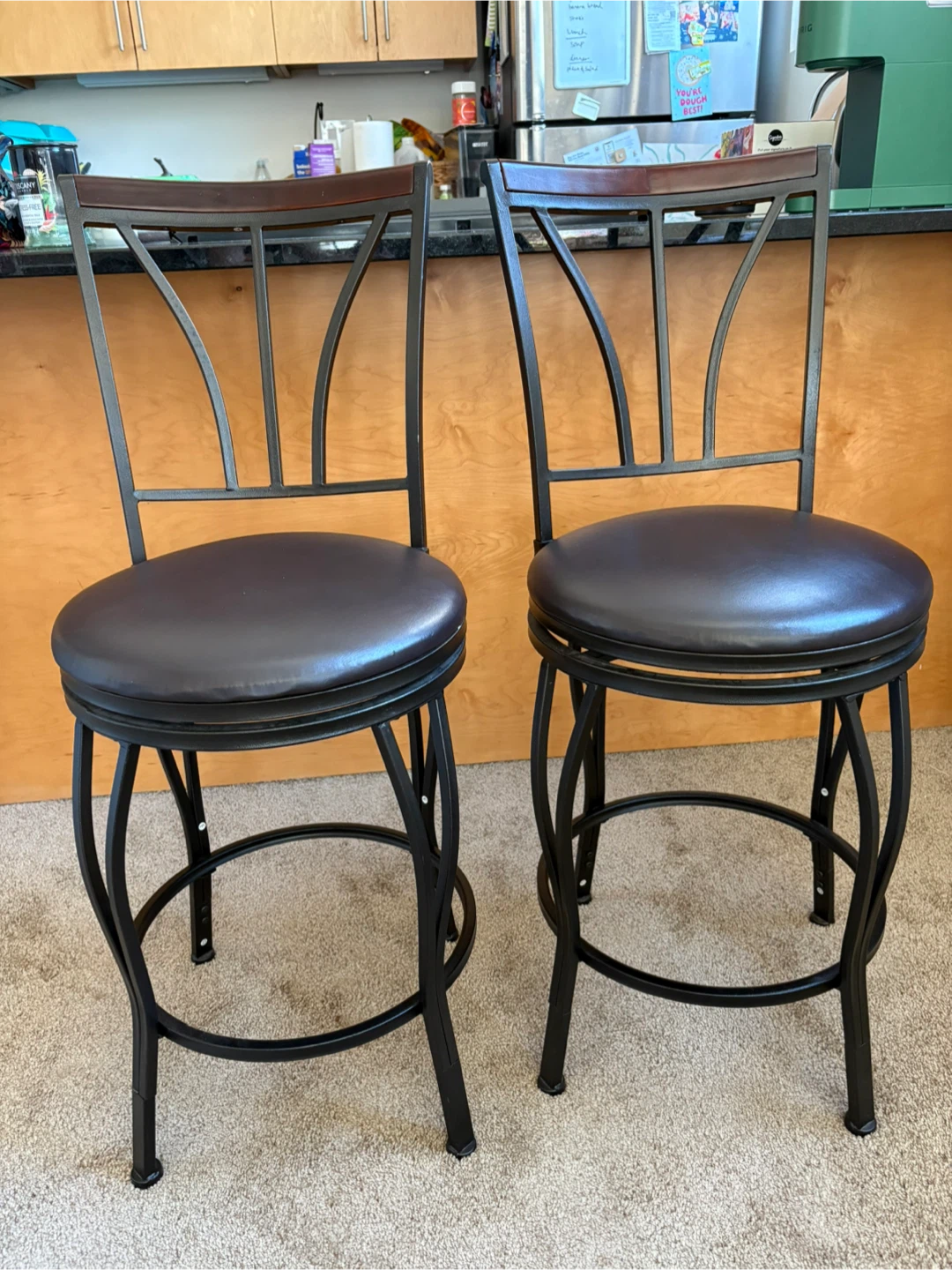 MOVING SALE- Set of 2 Bar Stools - photo 2