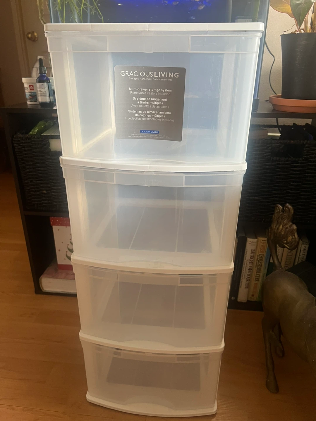 Gracious Living 4-Drawer Storage System