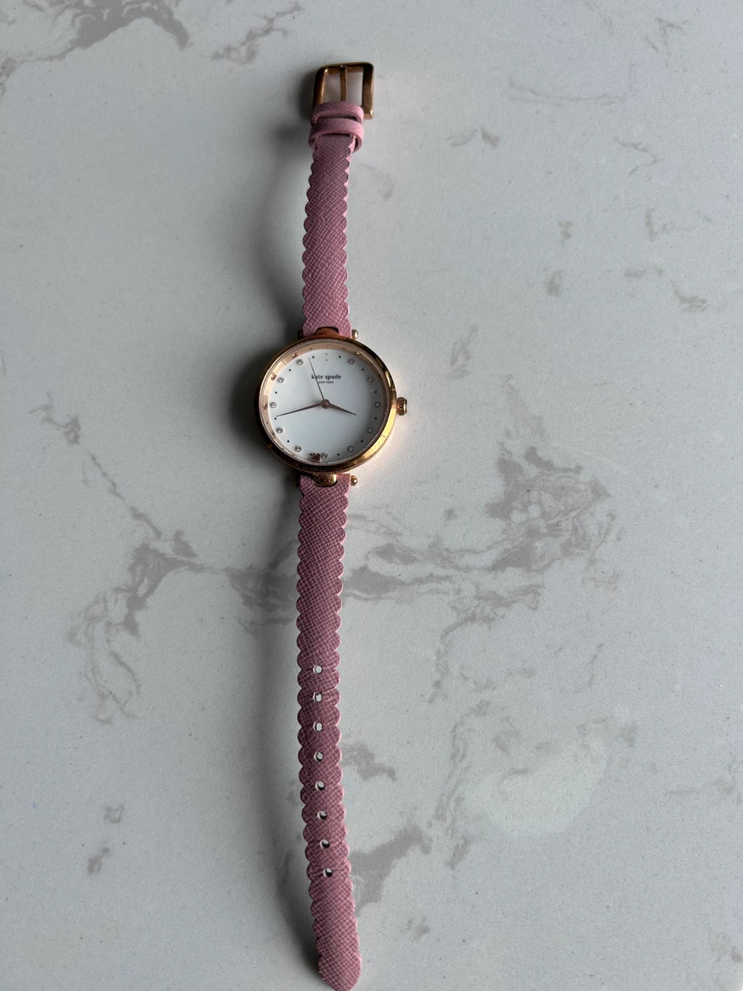 Kate Spade Pink Scalloped Strap Watch - photo 4