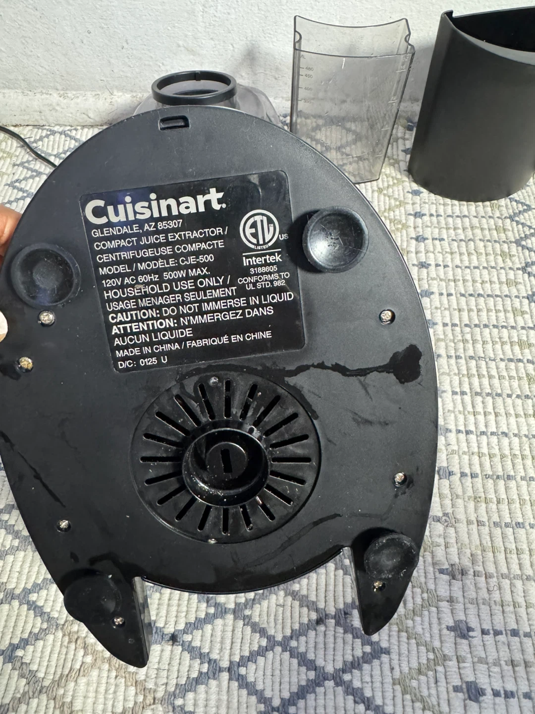 Cuisinart Compact Juice Extractor CJE-500 - photo 5