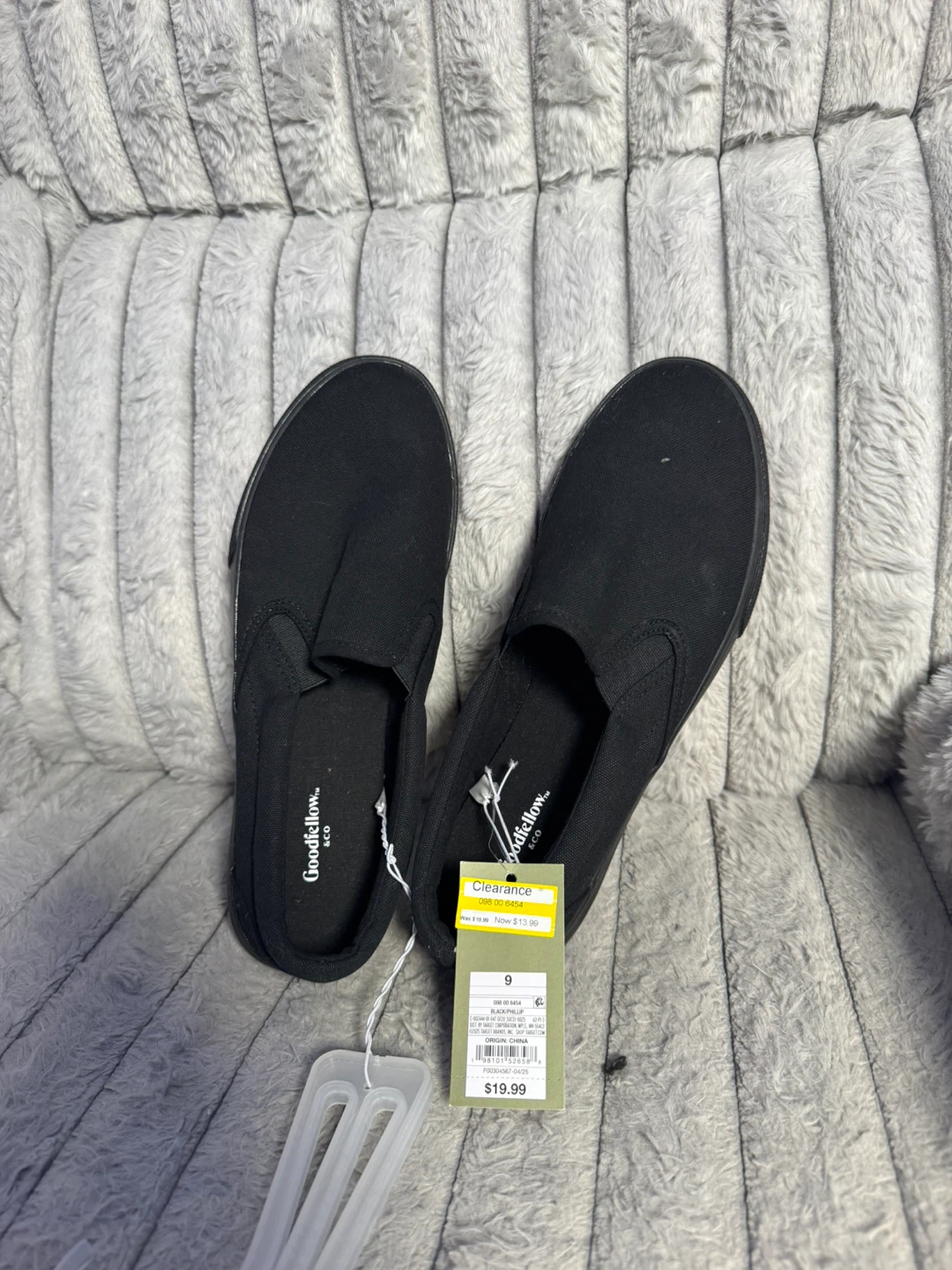 Goodfellow & Co Men's Black Slip-On Shoes Size 9 - photo 4