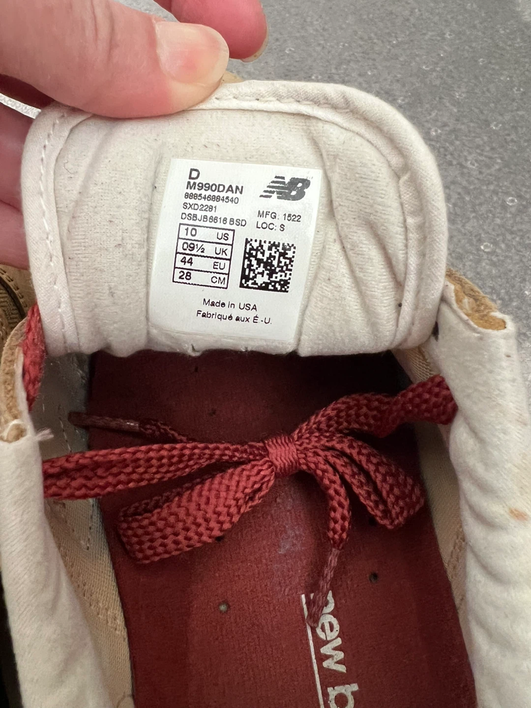 New Balance 990DAN Running Shoes - Size 10 - photo 3