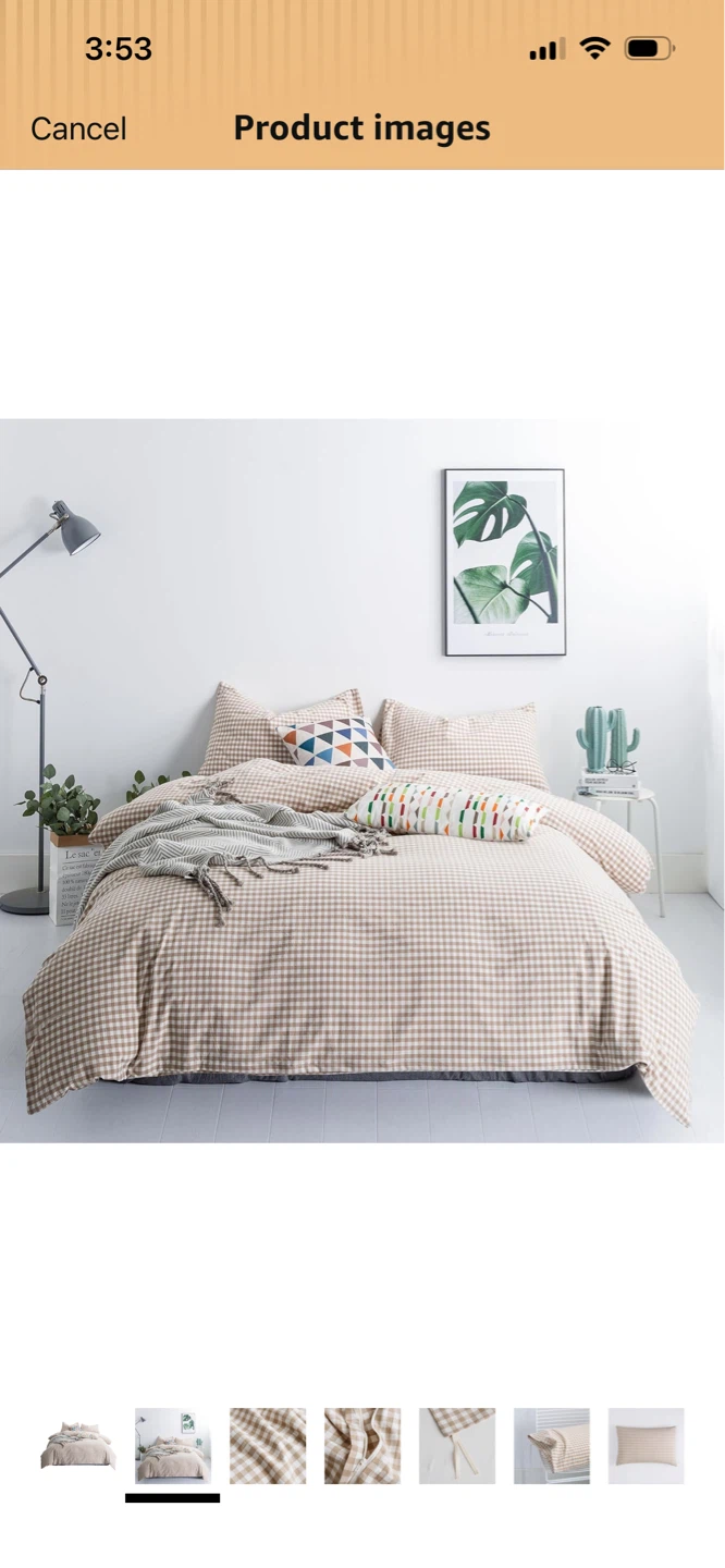 Brand New-SUSYBAO 100% cotton duvet cover Set -Queen Size