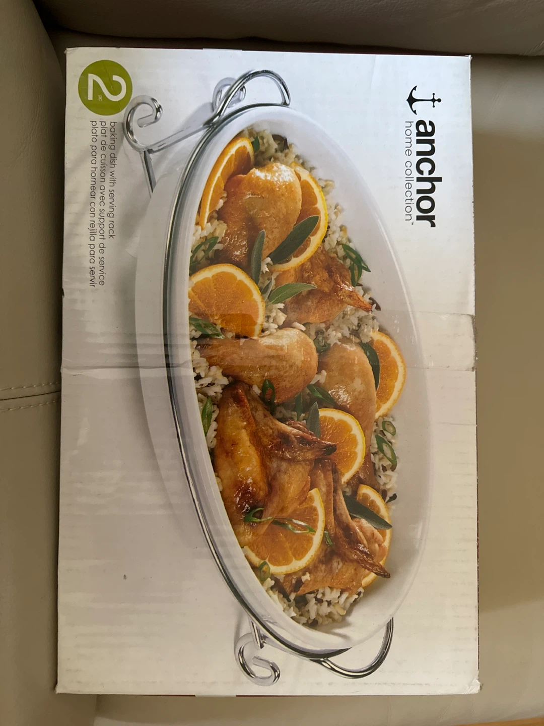 Anchor Hocking Baking Dish with Serving Rack