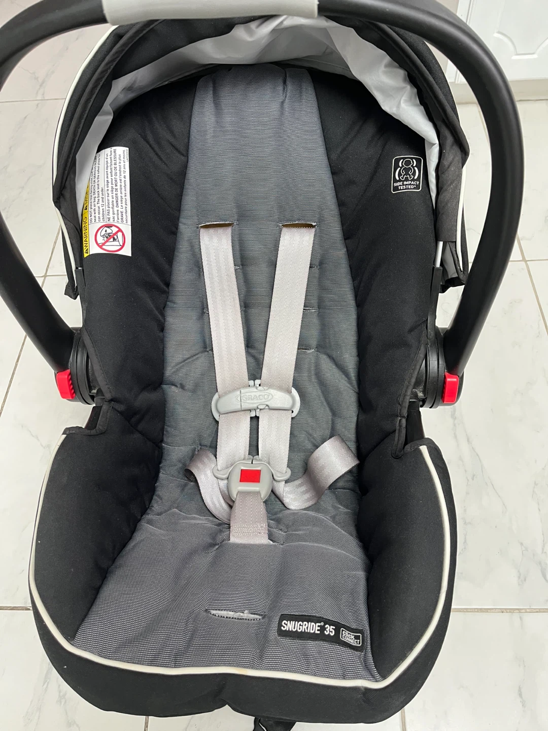 Graco SnugRide 35 Infant Car Seat - Black/Gray - photo 2