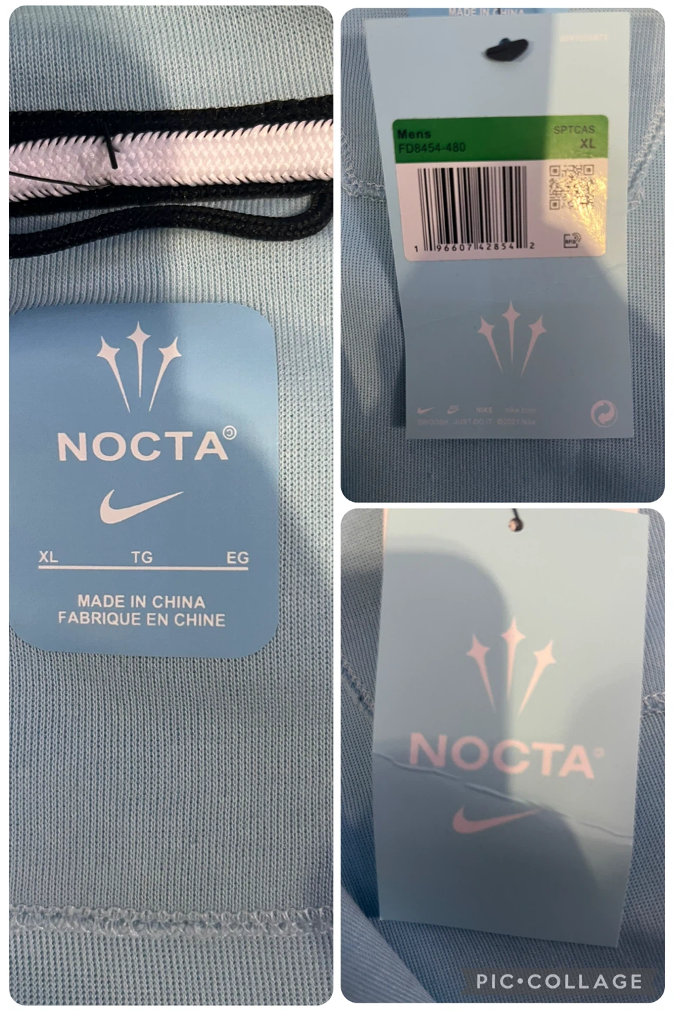 BRAND NEW NOCTA x Nike Tech Blue Tracksuit - Size XL - photo 4