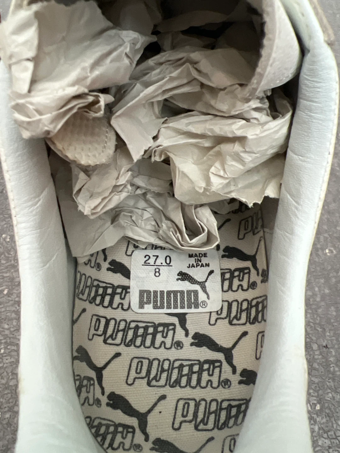 Puma x Junya Watanabe MAN White Suede & Leather Sneakers Size 8 - photo 3