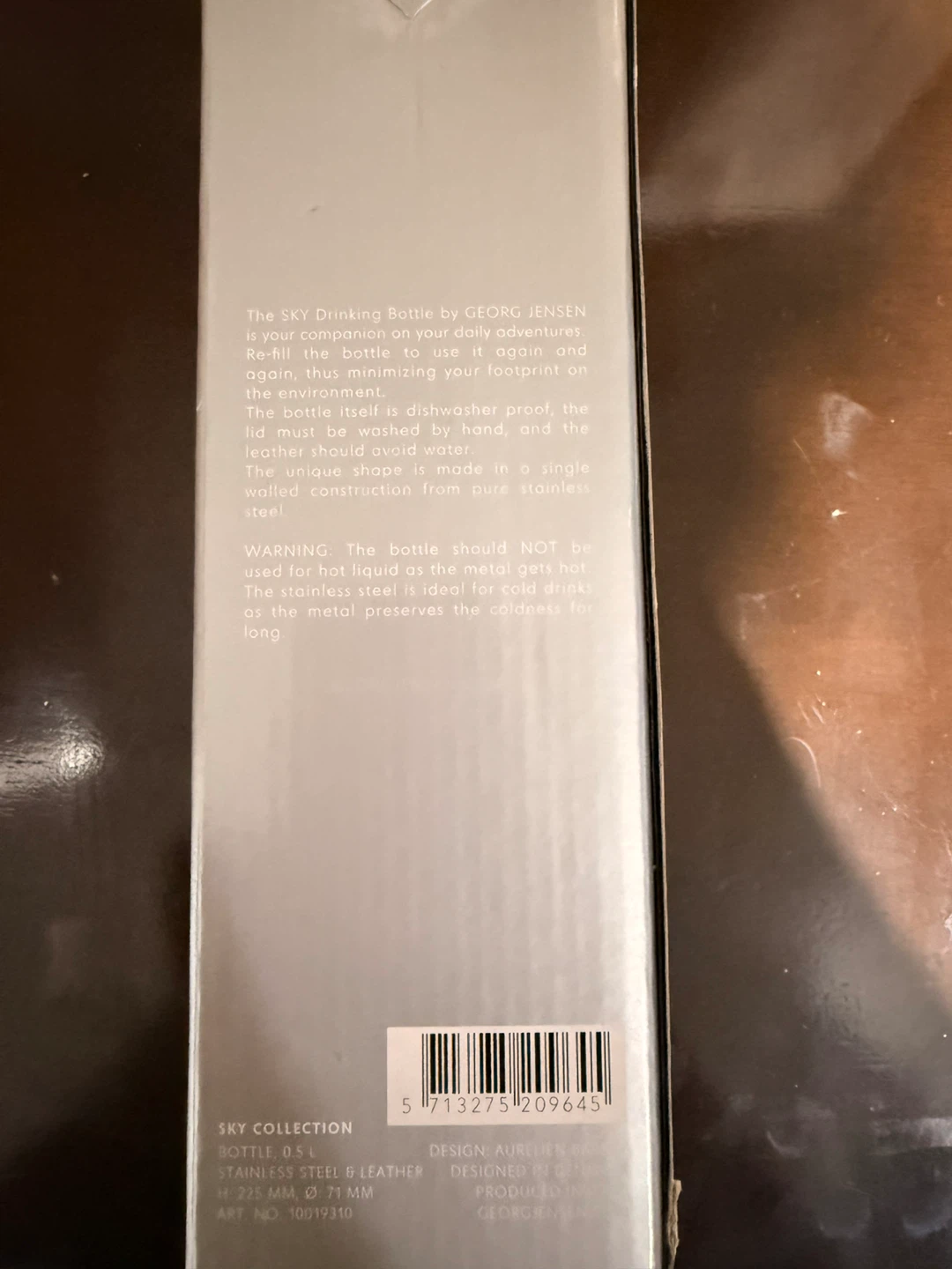 Georg Jensen Sky Collection Stainless Steel Drinking Bottle - photo 2