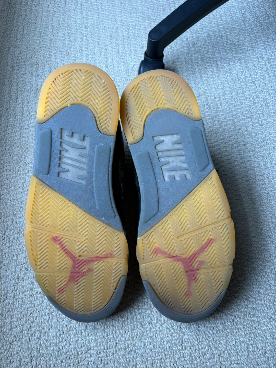 Air Jordan 5 Off-White "The Ten" Sneakers - photo 4