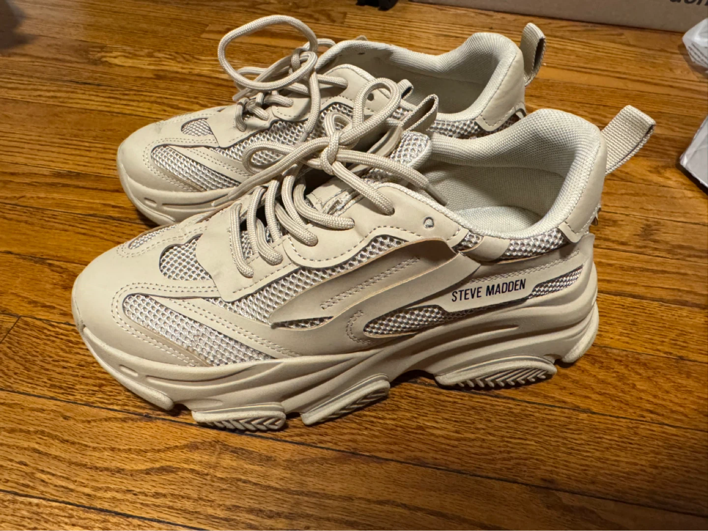 Steve Madden Tan Chunky Sneakers - photo 3