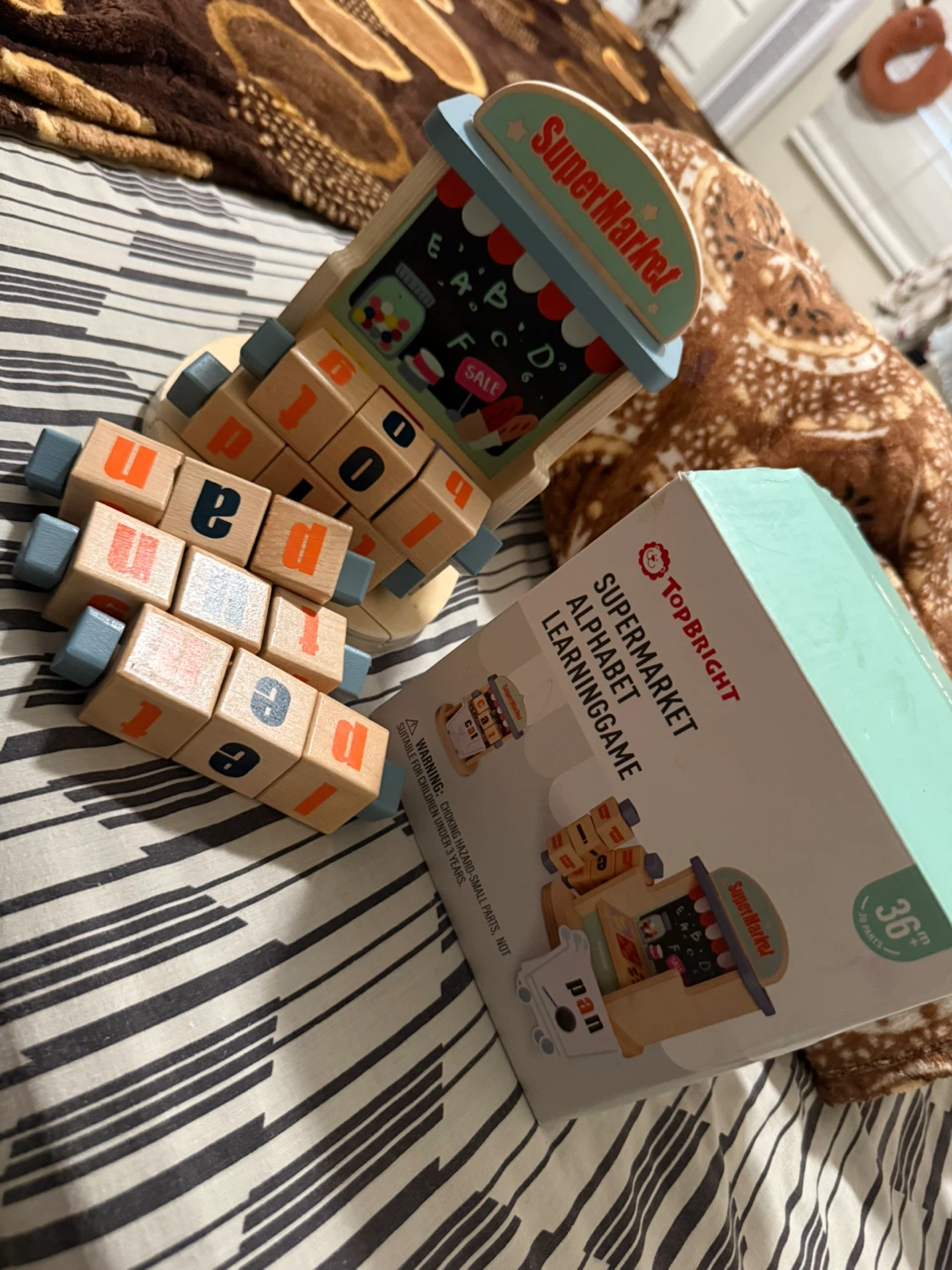 TopBright Supermarket Alphabet Learning Game