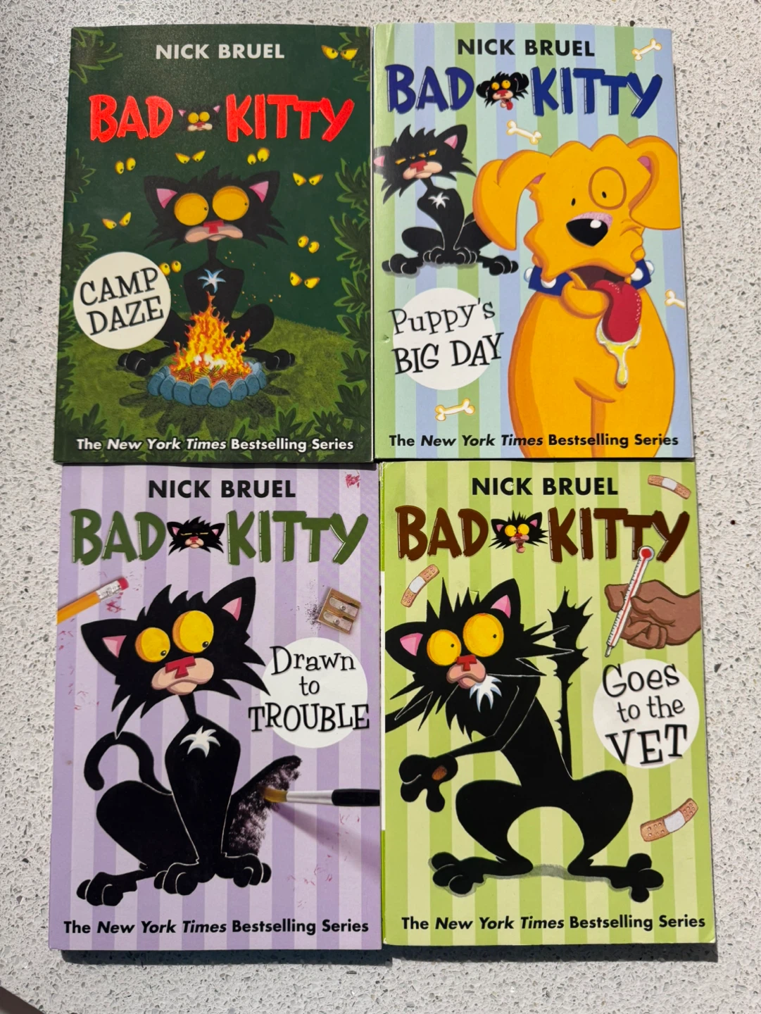 Bad Kitty Book Set by Nick Bruel