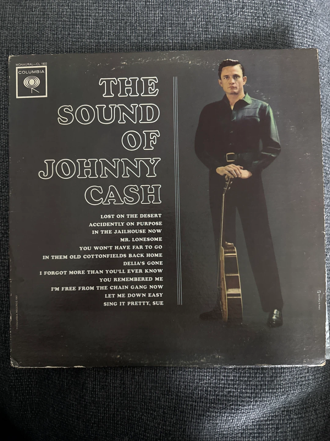 The Sound of Johnny Cash Vinyl Record Album