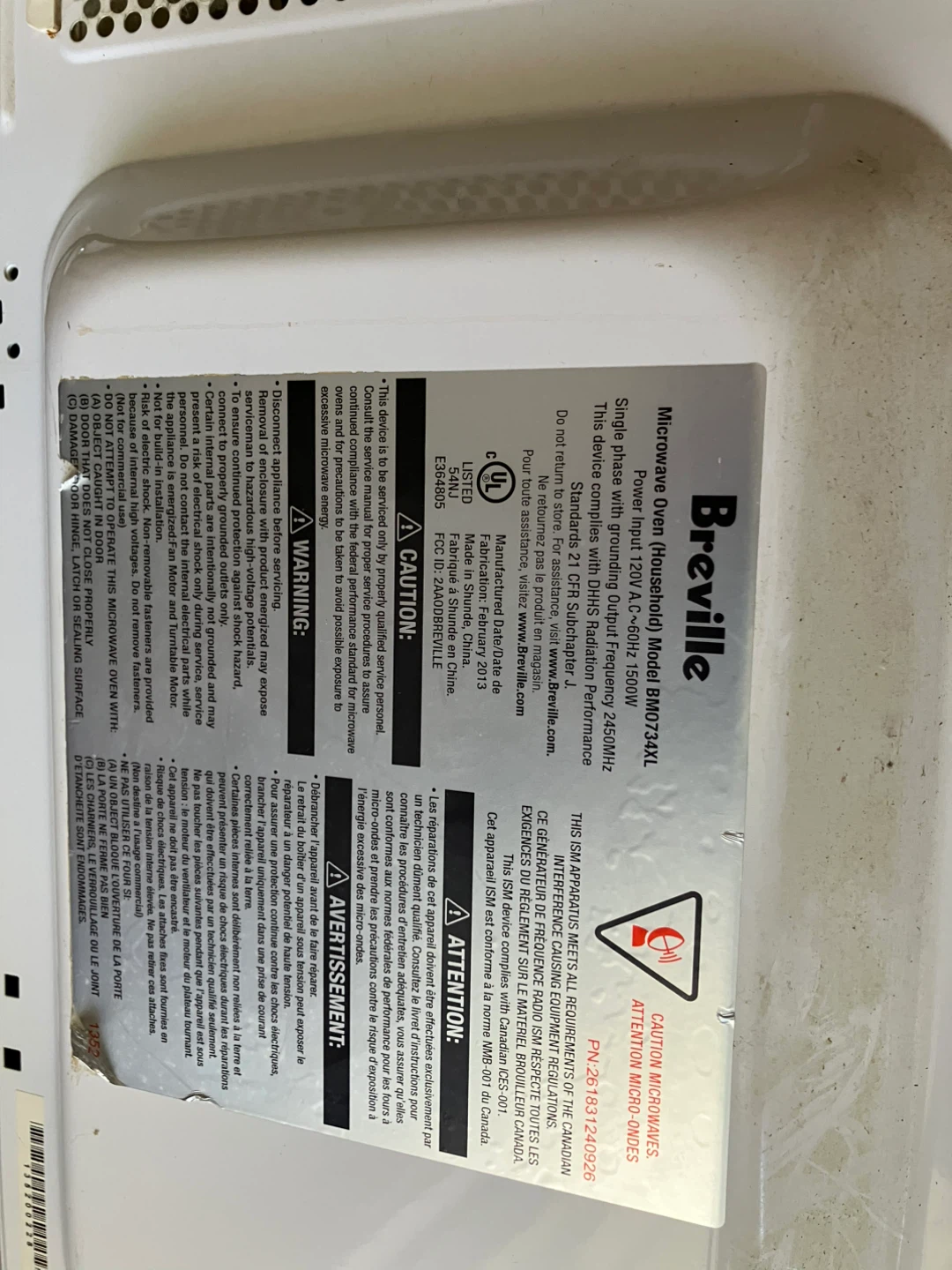 Breville Microwave Oven - photo 4