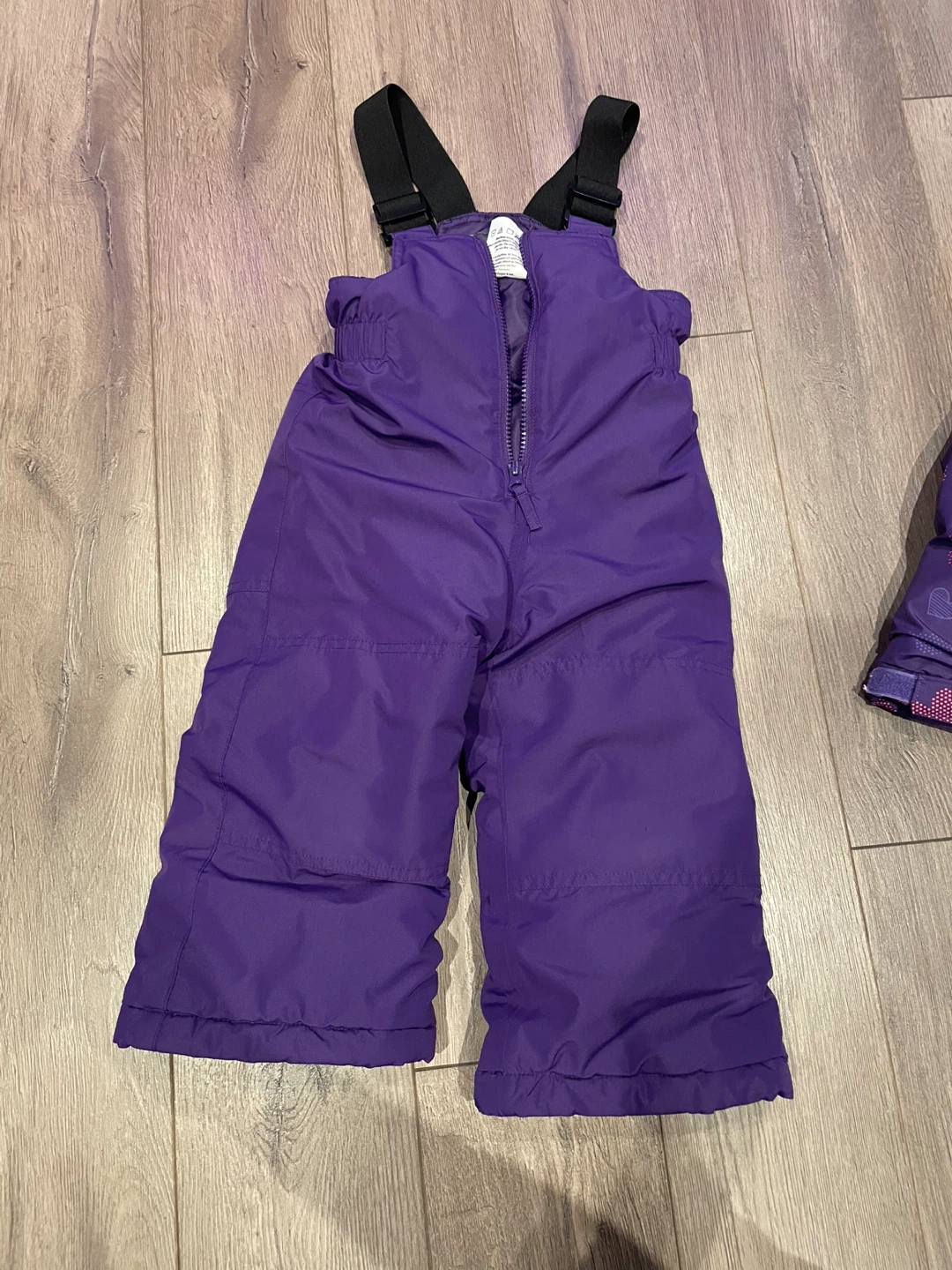 toddler girl 2t Kids Purple Jacket and Snow Pants Set - photo 2