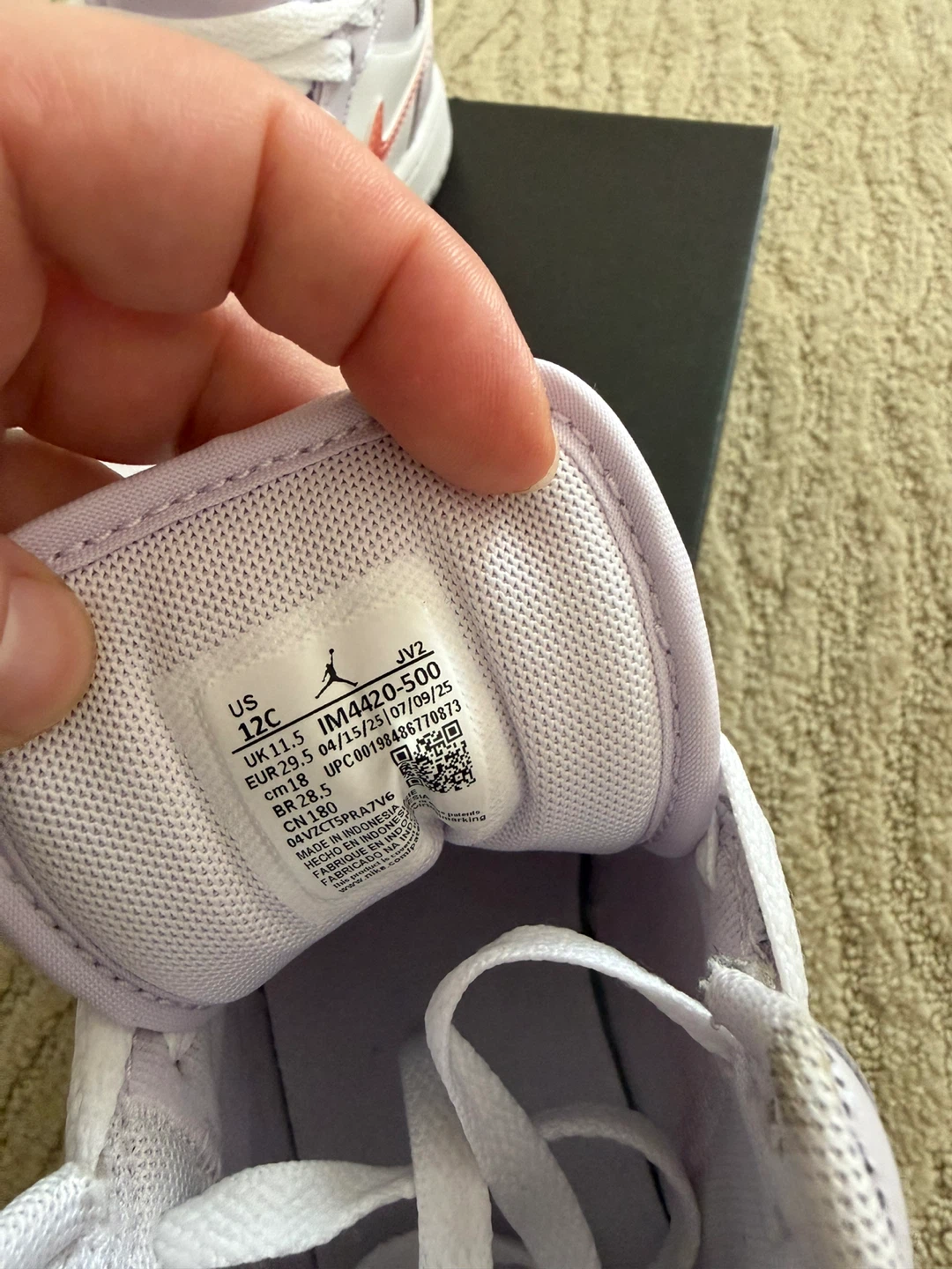 Jordan 1 Mid SE (PS) Shoes - Size 12C - photo 4
