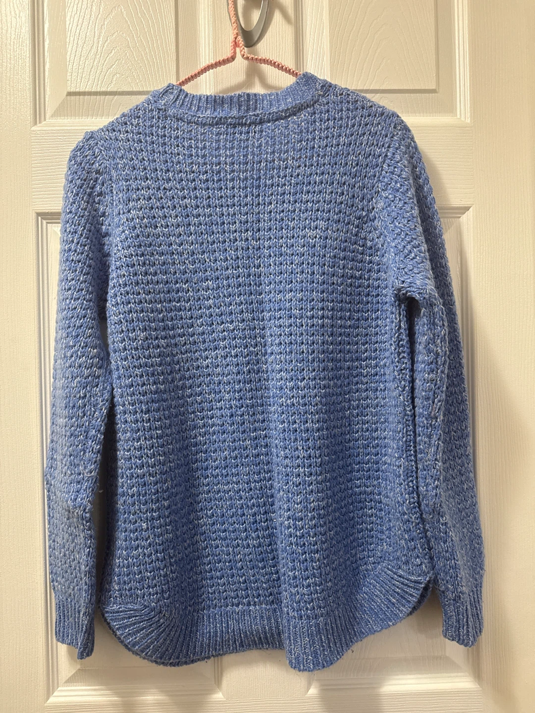 Blue Cable Knit Sweater - photo 2
