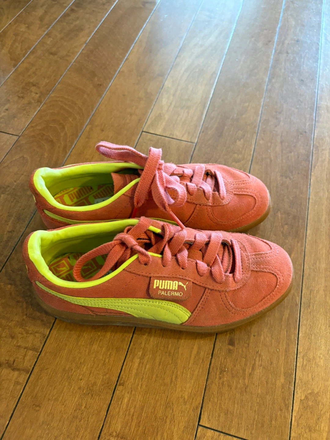 Size 6.5 Puma Palermo Pink Suede Sneakers