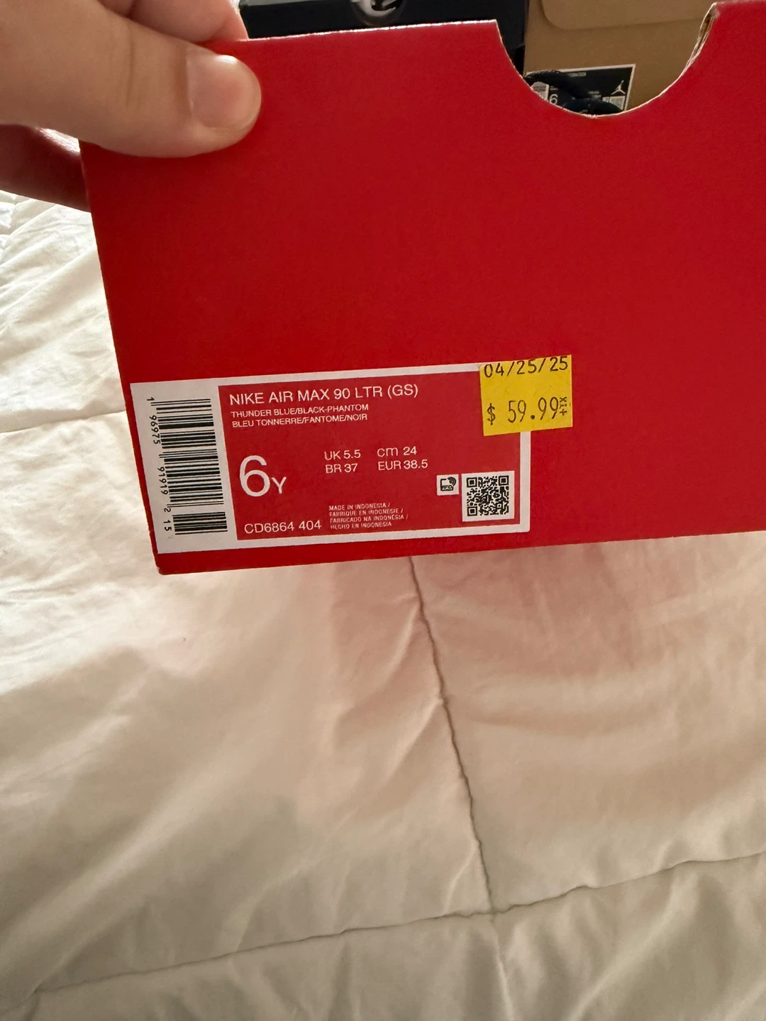 Nike Air Max 90 LTR (GS) Youth Size 6Y - photo 4