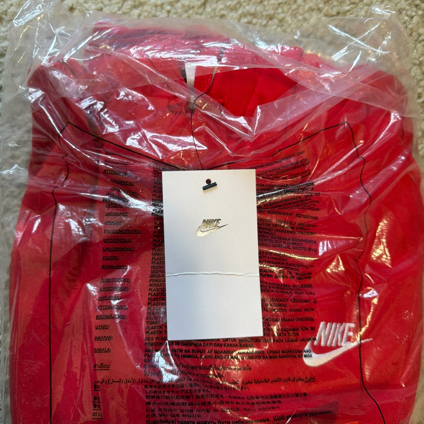 Nike Red Pullover Hoodie - photo 2