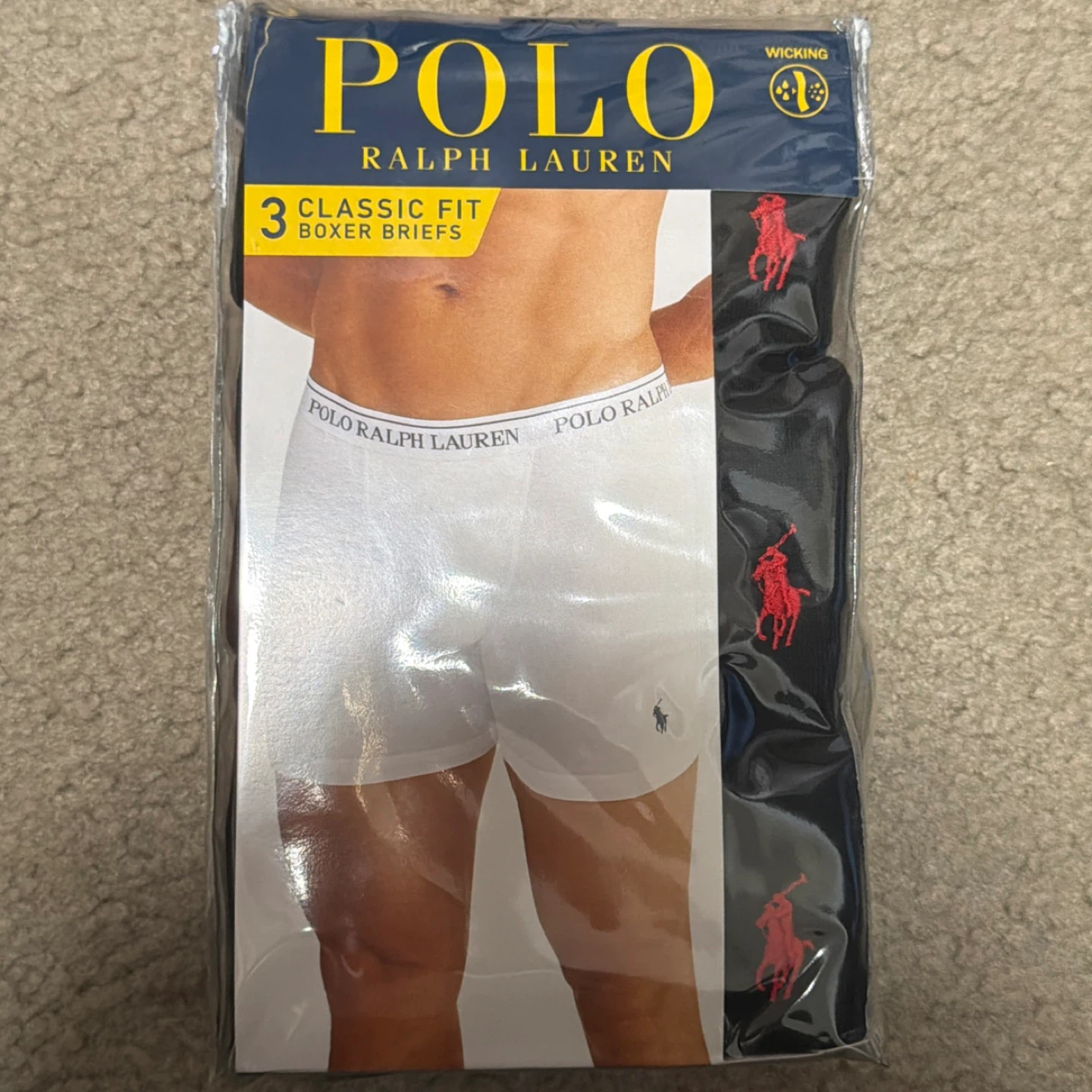 Polo Ralph Lauren Men's 3-Pack Classic Fit Boxer Briefs