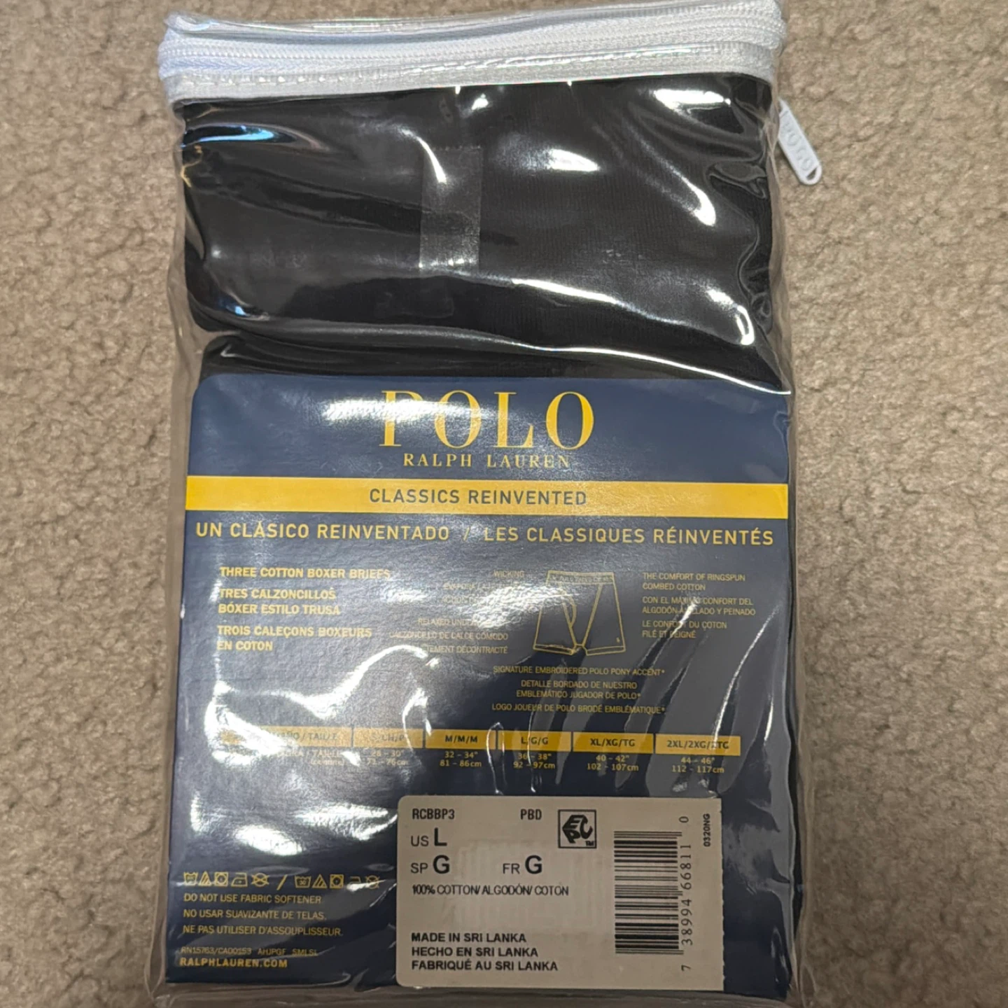 Polo Ralph Lauren Men's 3-Pack Classic Fit Boxer Briefs - photo 2