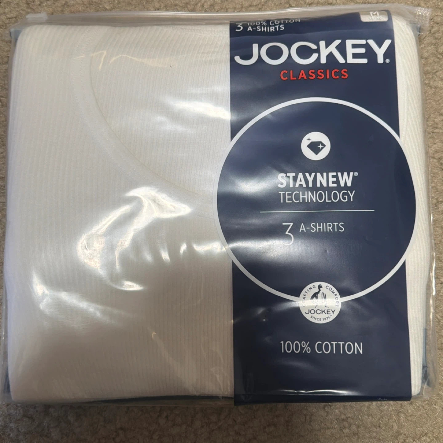 Jockey Classics 3-Pack A-Shirts
