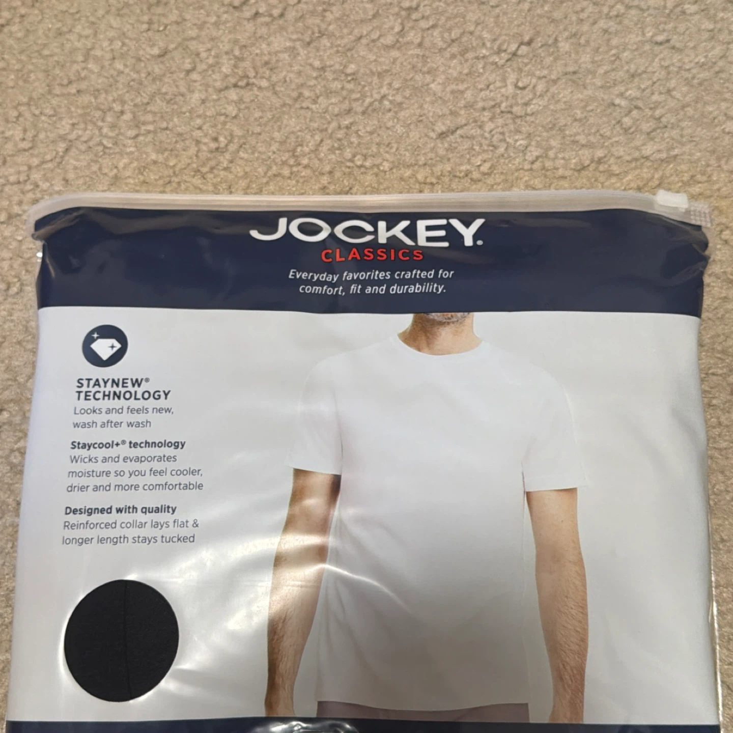 Jockey Classics Men's Stay Technology 3-Pack Crew Neck T-Shirts - photo 3