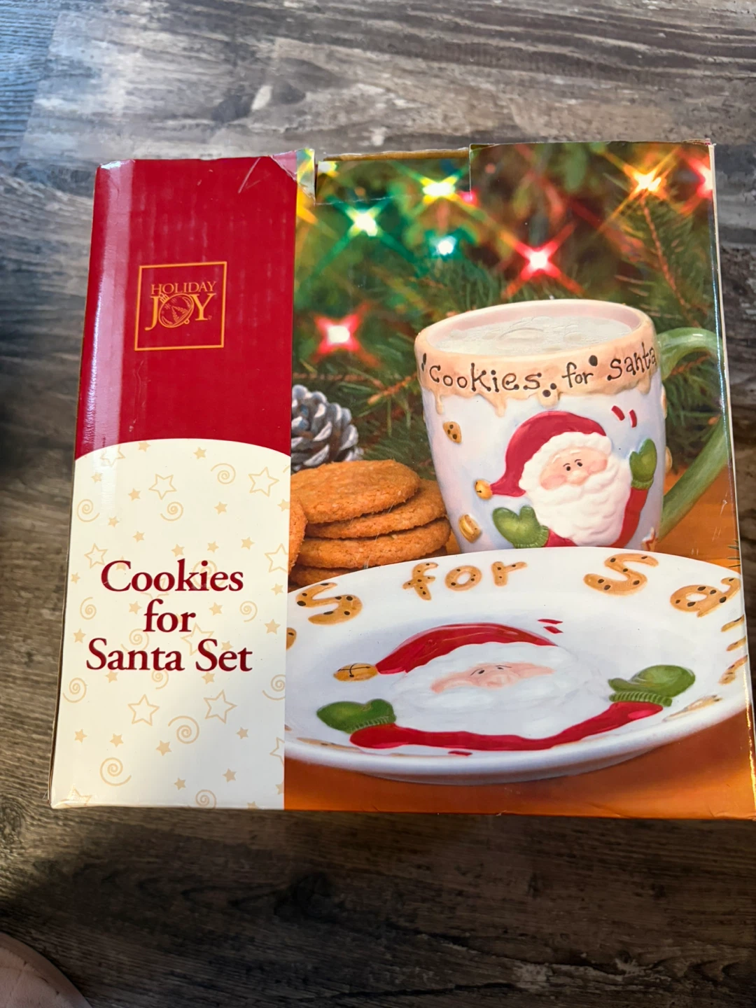 Holiday Joy Cookies for Santa Set